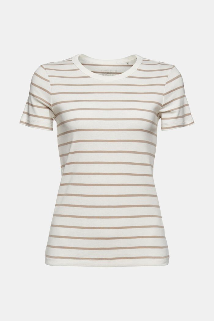 Striped T-shirt, 100% organic cotton, OFF WHITE, detail image number 5
