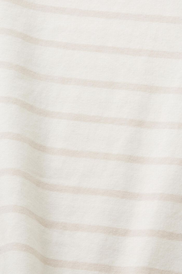 Striped Crewneck Top, OFF WHITE, detail image number 5