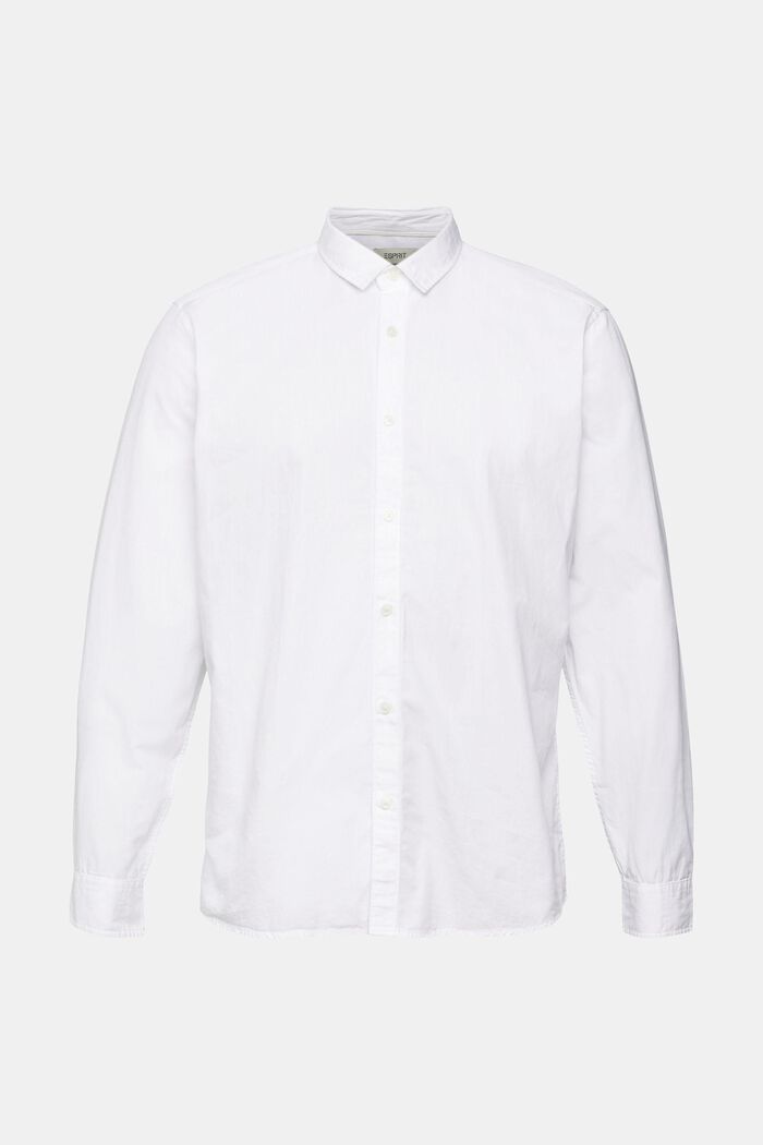 Slim fit, sustainable cotton shirt, WHITE, detail image number 2