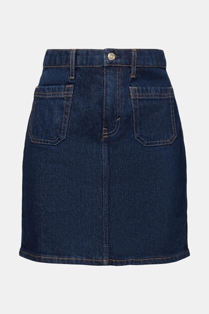 Recycled: jeans mini skirt
