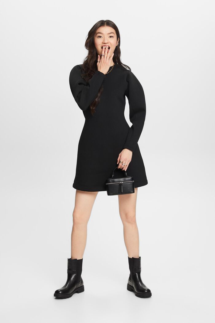 Scuba Mini Dress, BLACK, detail image number 1