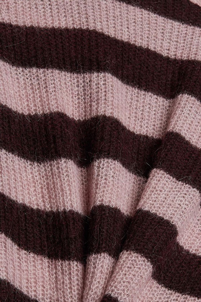 Wool/alpaca blend: V-neck jumper, OLD PINK, detail image number 4