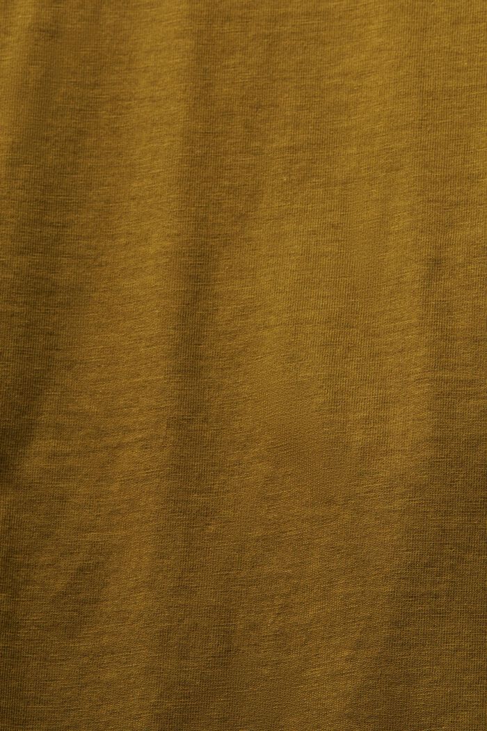 Organic Cotton Jersey T-Shirt, OLIVE, detail image number 5
