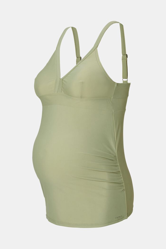 MATERNITY Padded Swimsuit, REAL OLIVE, detail image number 1