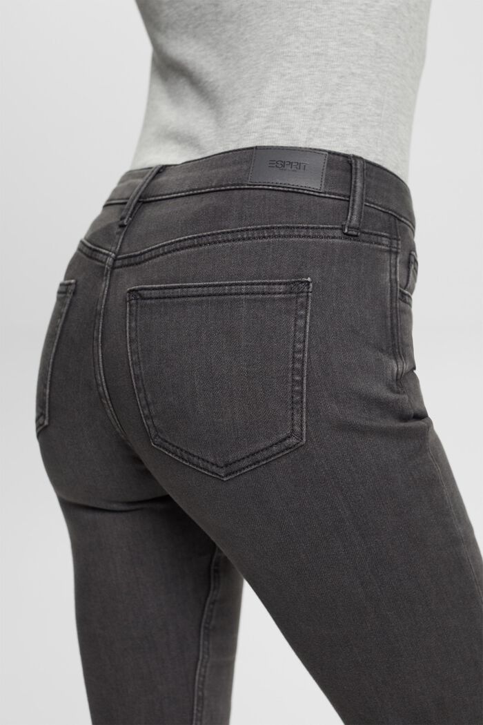 Slim fit stretch jeans, GREY MEDIUM WASHED, detail image number 2