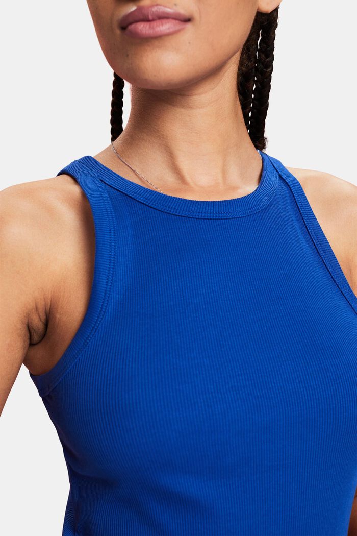 Ribbed Tank Top, BRIGHT BLUE, detail image number 3