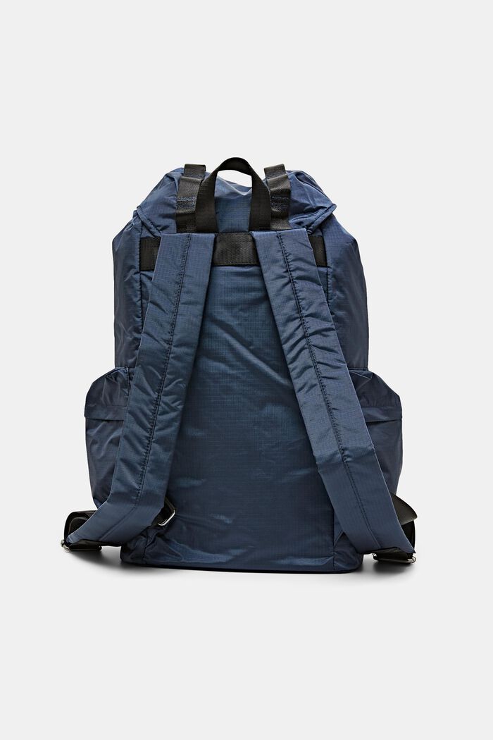 Water-Repellent Ripstop Backpack, PETROL BLUE, detail image number 3