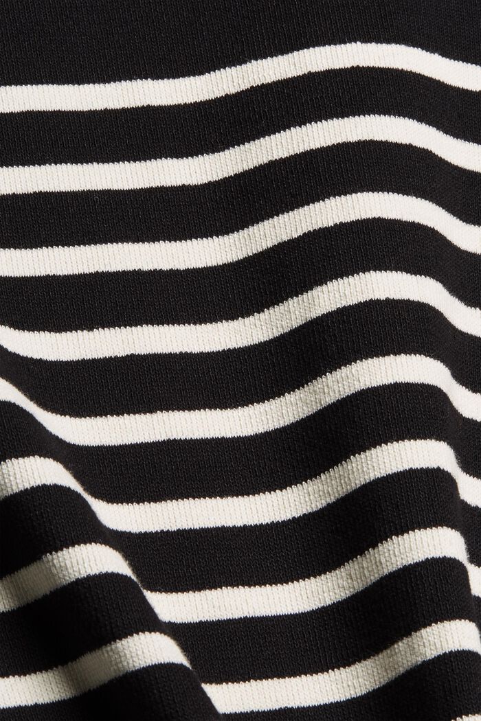 Sweatshirt made of 100% organic cotton, BLACK, detail image number 4