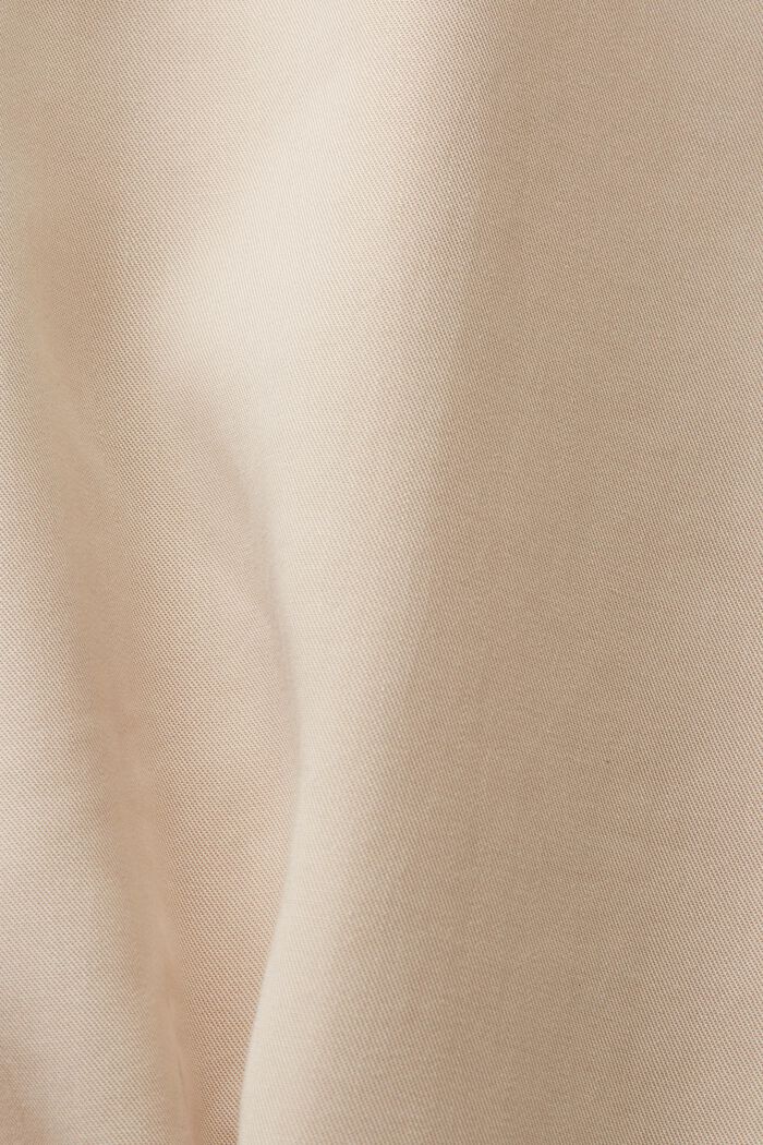 Fluid lyocell shirt, LIGHT TAUPE, detail image number 5