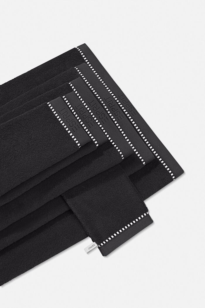 With TENCEL™: terry cloth towel collection, BLACK, detail image number 4