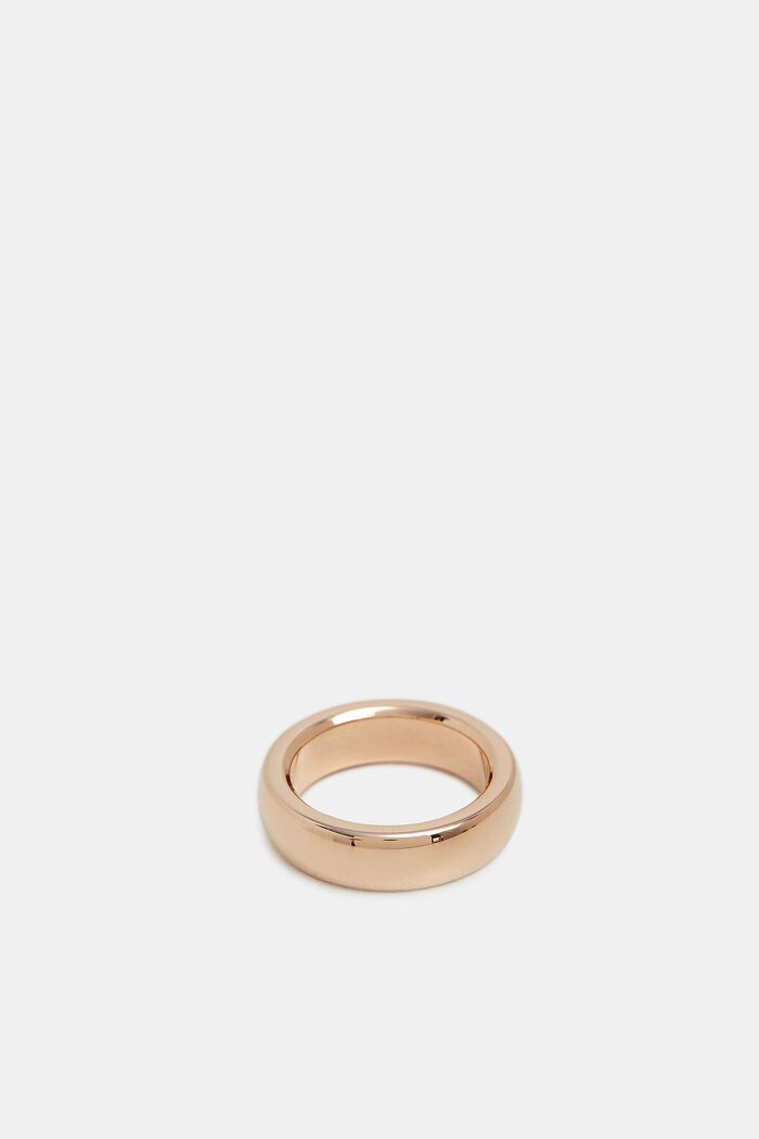 Stainless steel ring, ROSEGOLD, overview