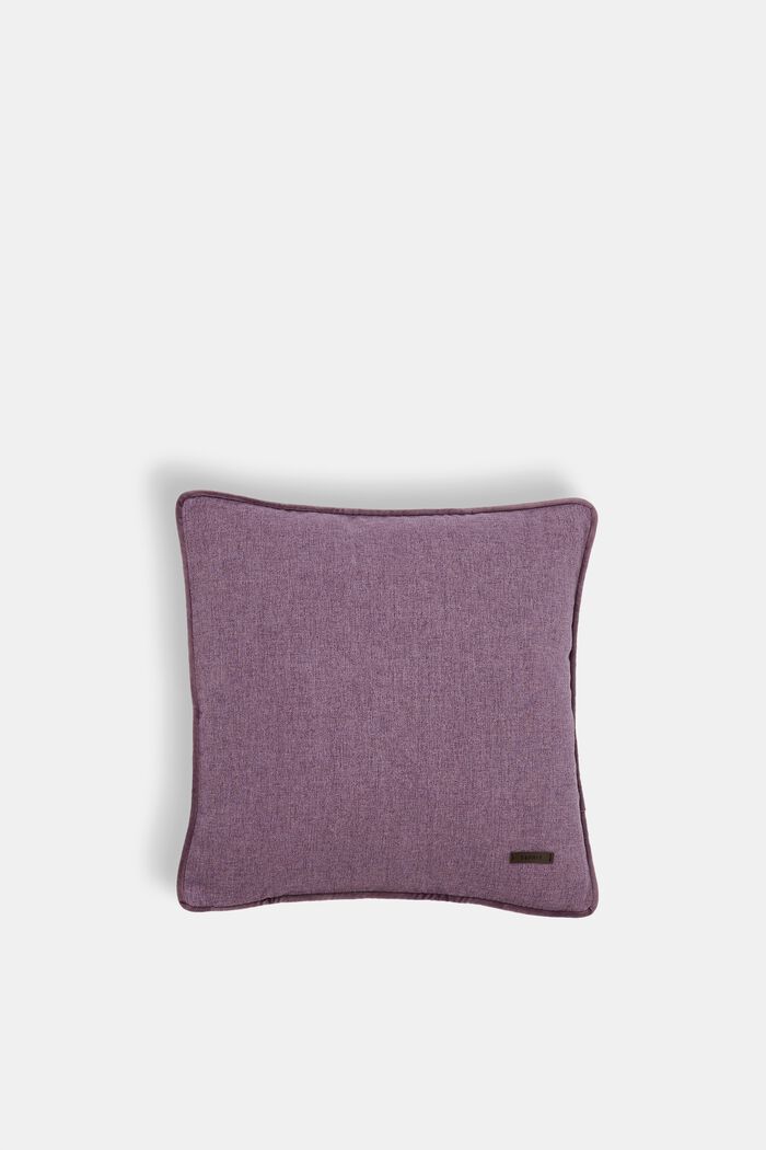 Decorative cushion cover with velvet piping, LILAC, detail image number 0