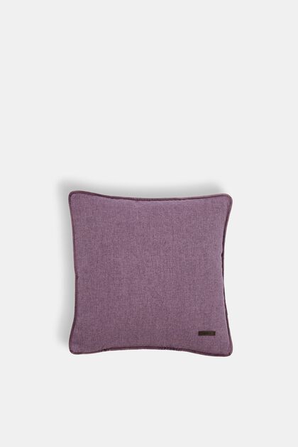 Decorative cushion cover with velvet piping