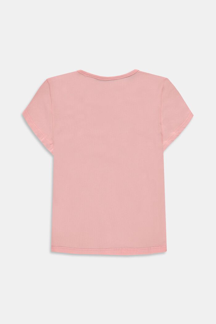 Cotton T-shirt with print, PASTEL PINK, detail image number 1