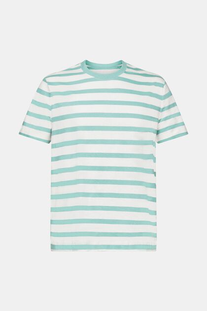 Linen Blend Crewneck T-Shirt