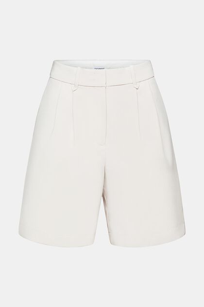 Pleated Bermuda Shorts