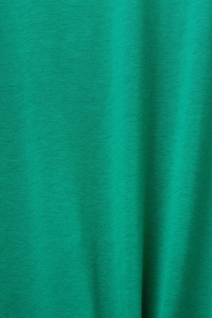 Jersey Midi T-Shirt Dress, DARK GREEN, detail image number 5