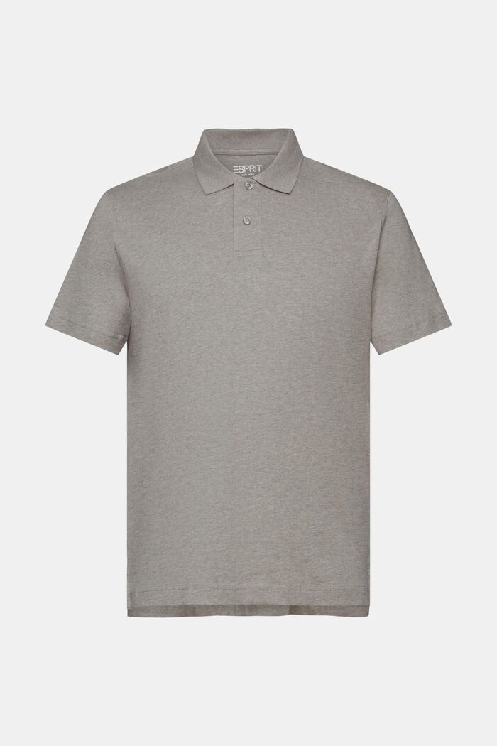 Pima Cotton Polo Shirt, GUNMETAL, detail image number 5