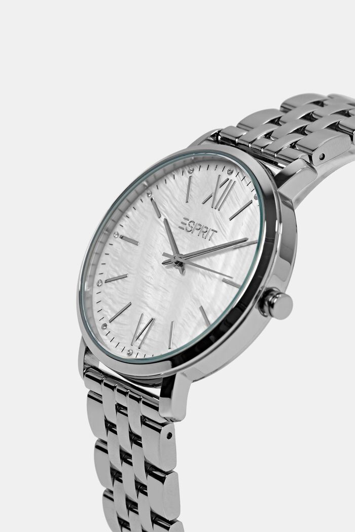 Stainless steel watch, SILVER, detail image number 1