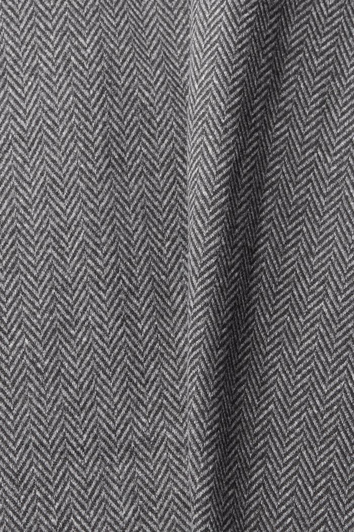 High-rise leggings with herringbone pattern, BLACK, detail image number 5