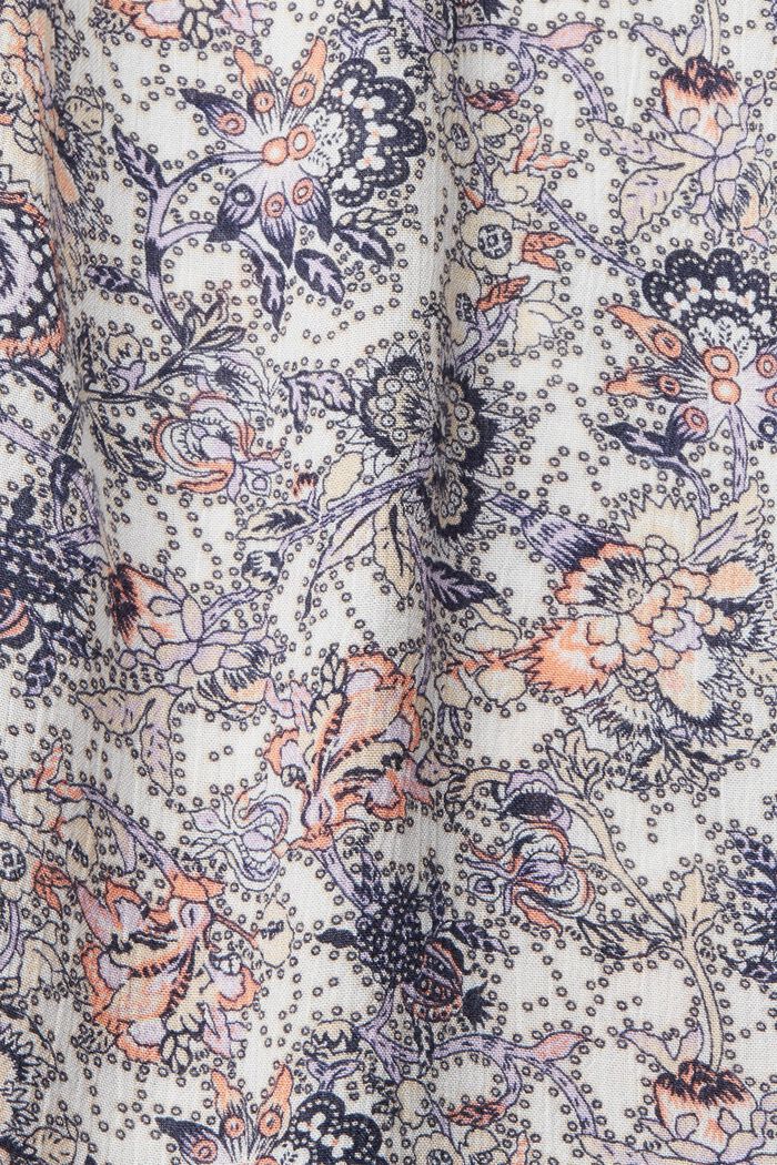 Floral patterned blouse, OFF WHITE, detail image number 5