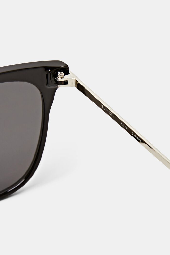Square Framed Sunglasses, BLACK, detail image number 3