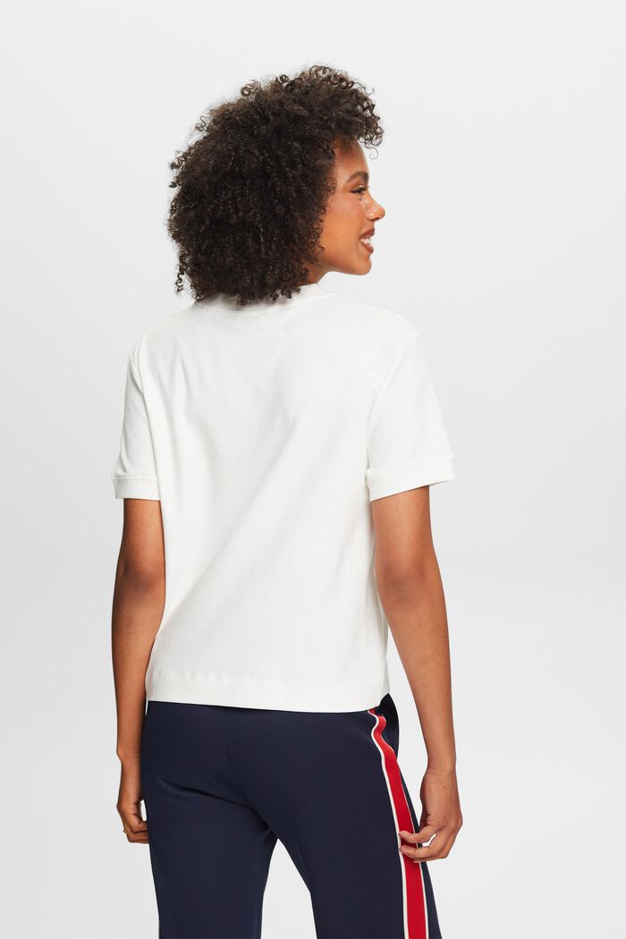 Short-Sleeve Crewneck T-Shirt, OFF WHITE, detail image number 2