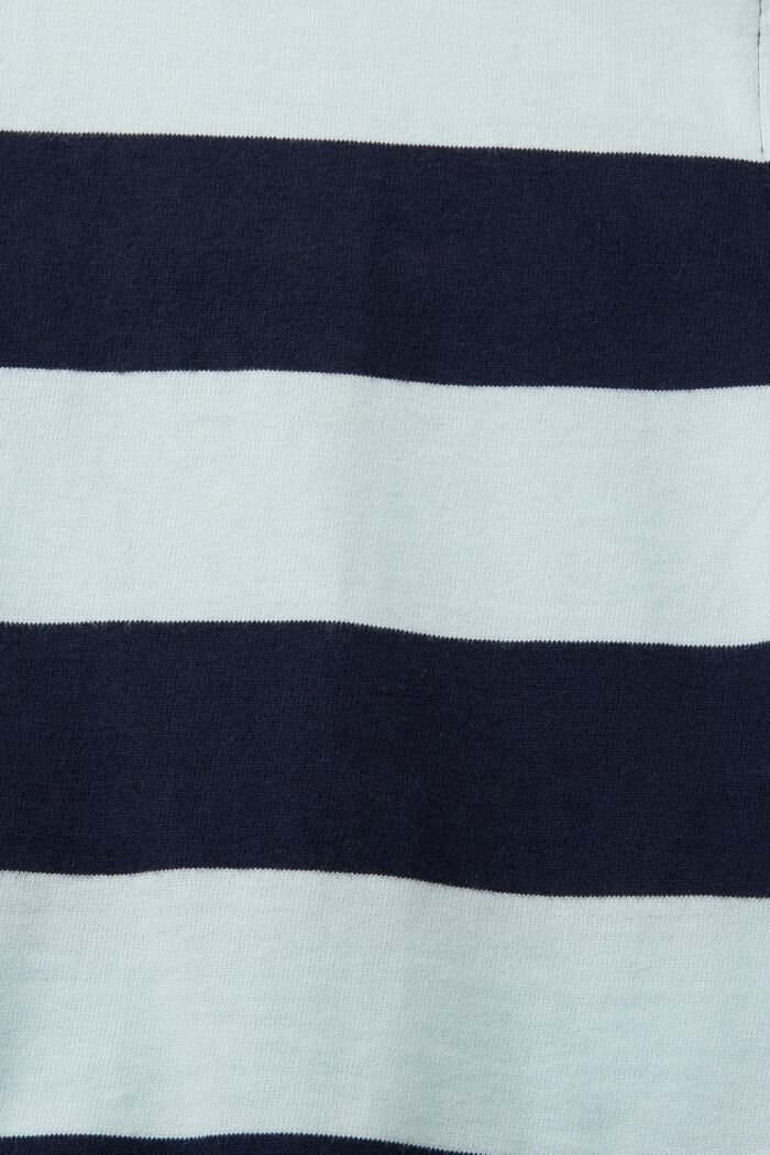 Striped Cotton Sweater, PASTEL BLUE, detail image number 5