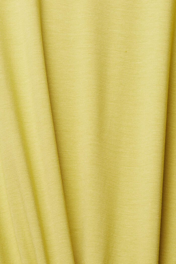 Made of TENCEL™: draped nightshirt, YELLOW, detail image number 4