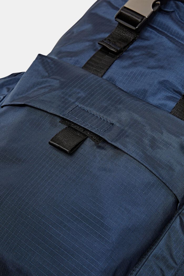 Water-Repellent Ripstop Backpack, PETROL BLUE, detail image number 1