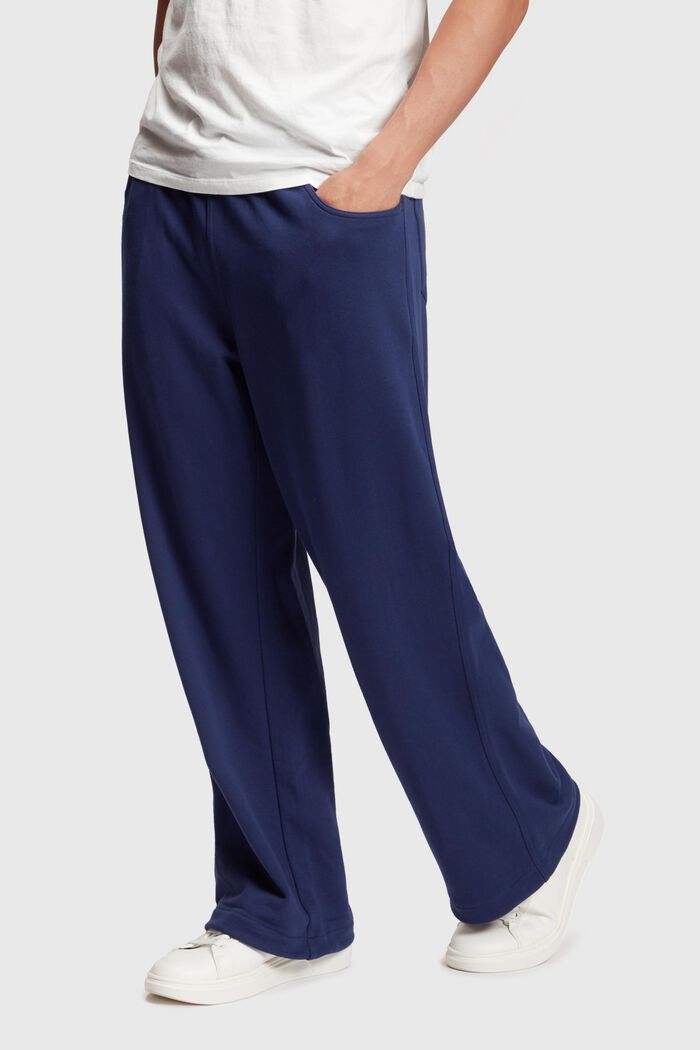 Jersey jogger pants, NAVY, detail image number 0