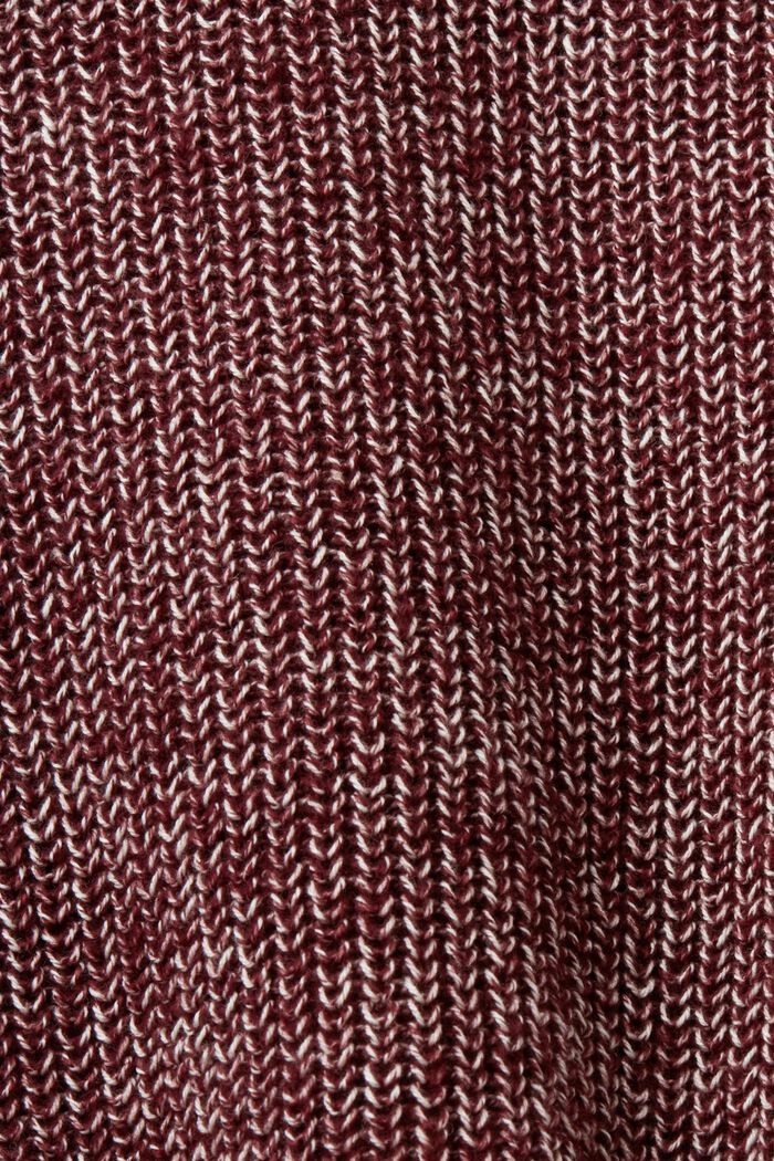 Polo neck jumper, cotton blend, AUBERGINE, detail image number 5