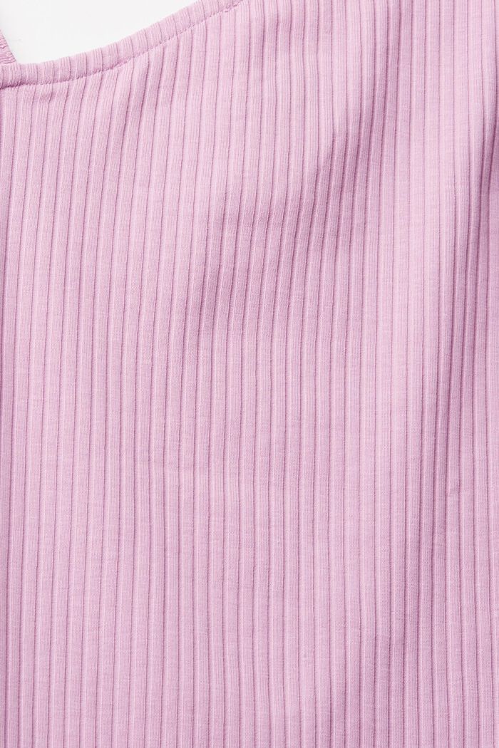 Ribbed asymmetric top, LILAC, detail image number 4