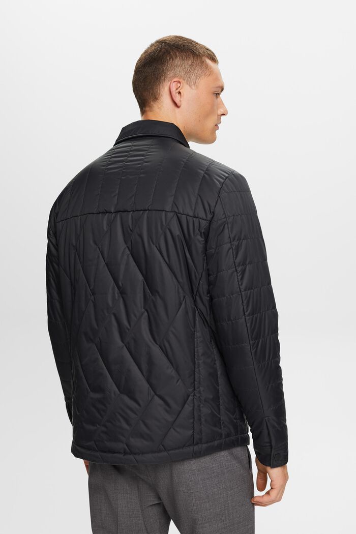 Recycled: quilted lightweight jacket, BLACK, detail image number 3