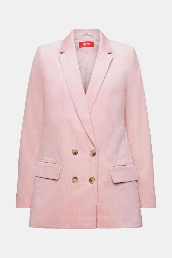 Double-Breasted Corduroy Blazer, OLD PINK, detail image number 8