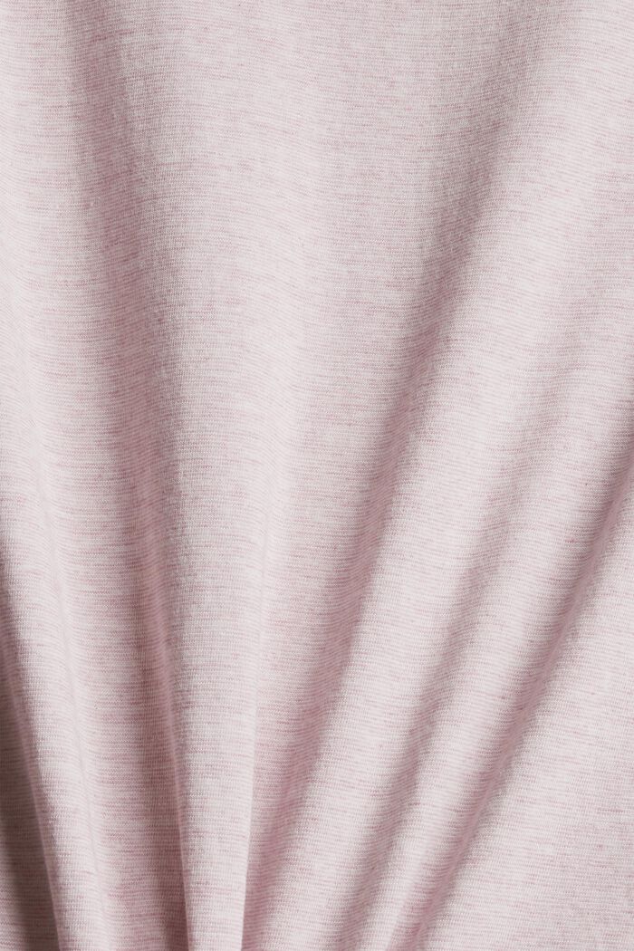 Long sleeve top made of organic cotton, PINK FUCHSIA, detail image number 4