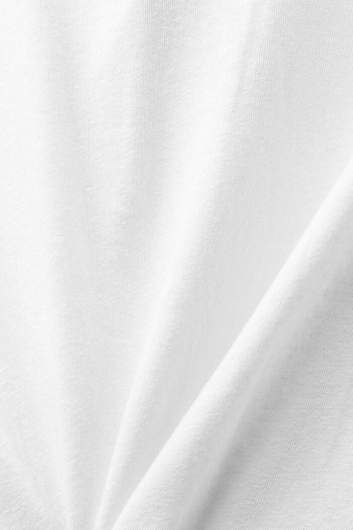 Cotton-Linen Polo Shirt, OFF WHITE, detail image number 5