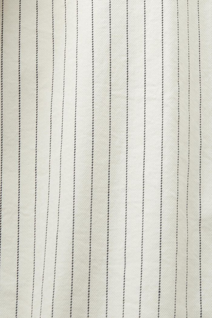 Pinstriped twill shirt, 100% cotton, ICE, detail image number 4