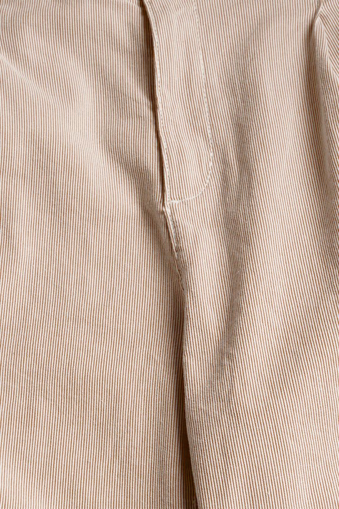 Striped shorts with a tie-around belt, TOFFEE, detail image number 4