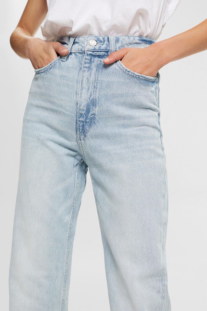 80s straight fit jeans, TENCEL™, BLUE LIGHT WASHED, detail image number 0