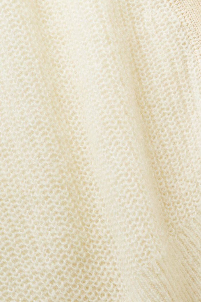 V-neck mohair cardigan, ICE, detail image number 5
