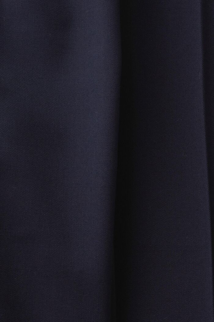 High-rise wide leg trousers, NAVY, detail image number 6