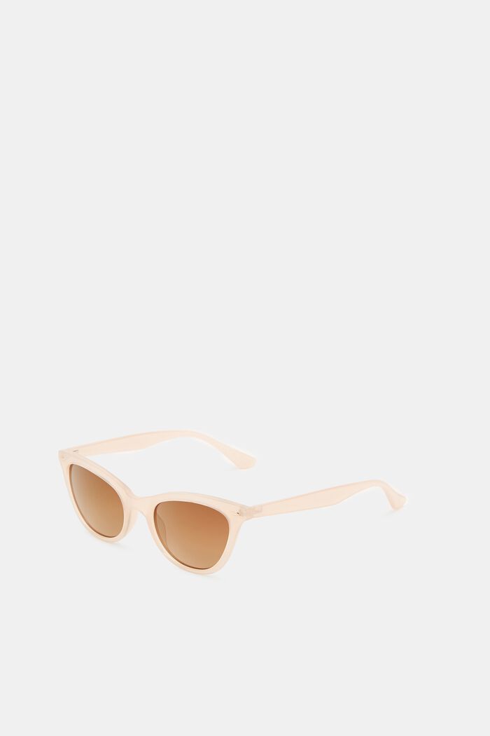 Sunglasses in a narrow cat-eye design, BEIGE, detail image number 2