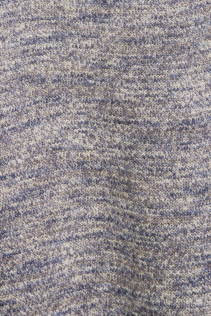 Short sleeve marl knit jumper, NAVY, detail image number 4