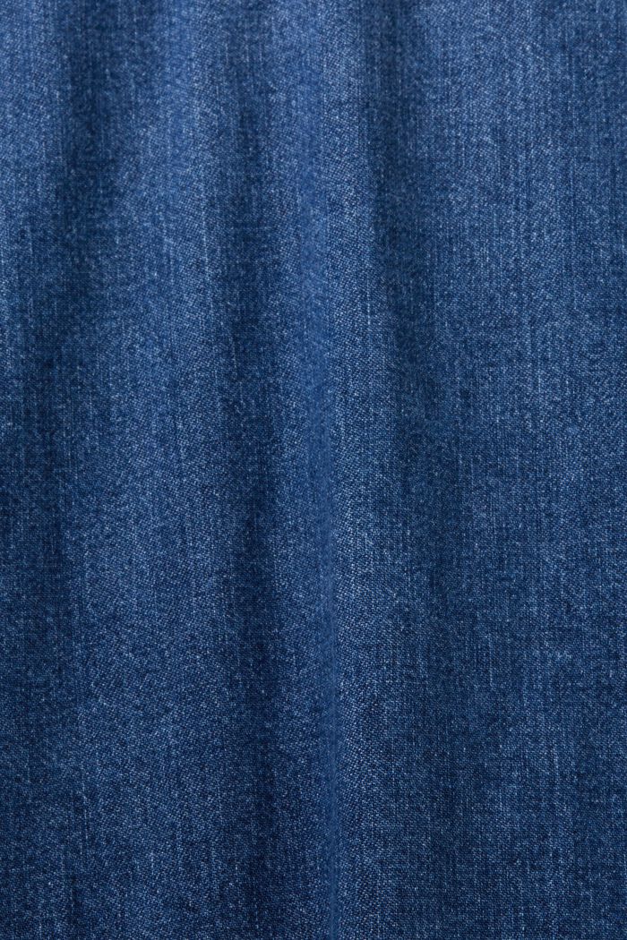 Denim Shirt, BLUE MEDIUM WASHED, detail image number 4
