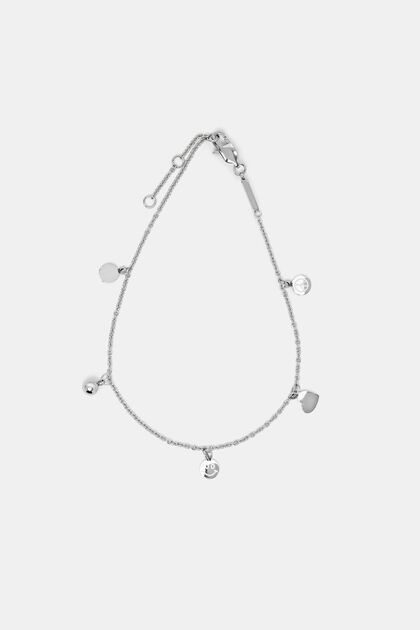 Lucky charms anklet, stainless steel