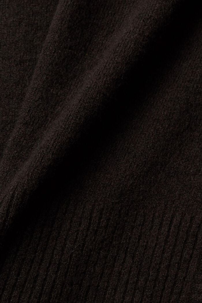Wool blend slipover, BLACK, detail image number 4