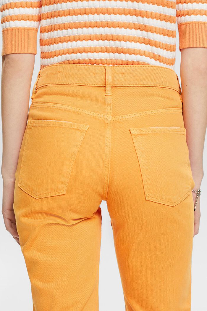 Mom fit twill trousers, GOLDEN ORANGE, detail image number 2