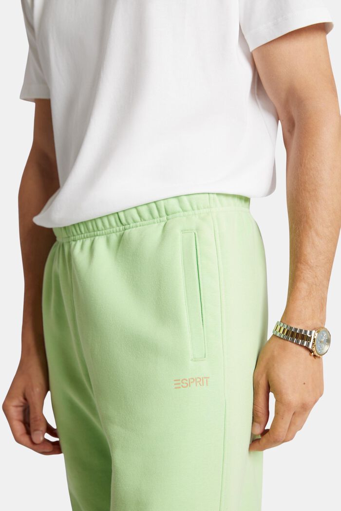Cotton Fleece Logo Sweatpants, LIGHT GREEN, detail image number 2