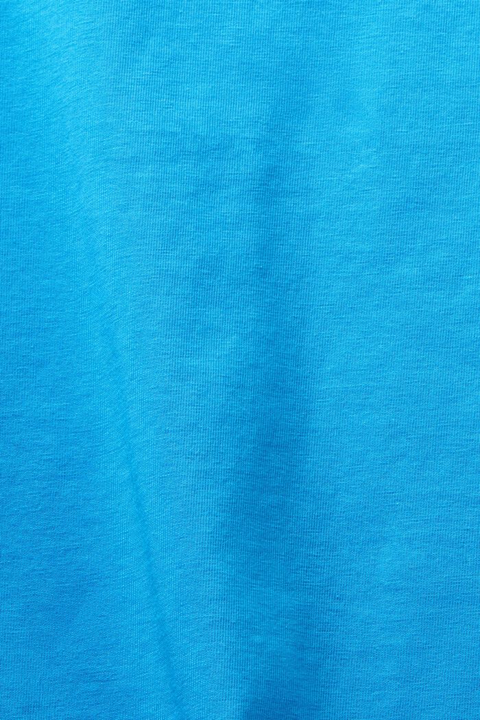 Crewneck T-Shirt, BLUE, detail image number 6